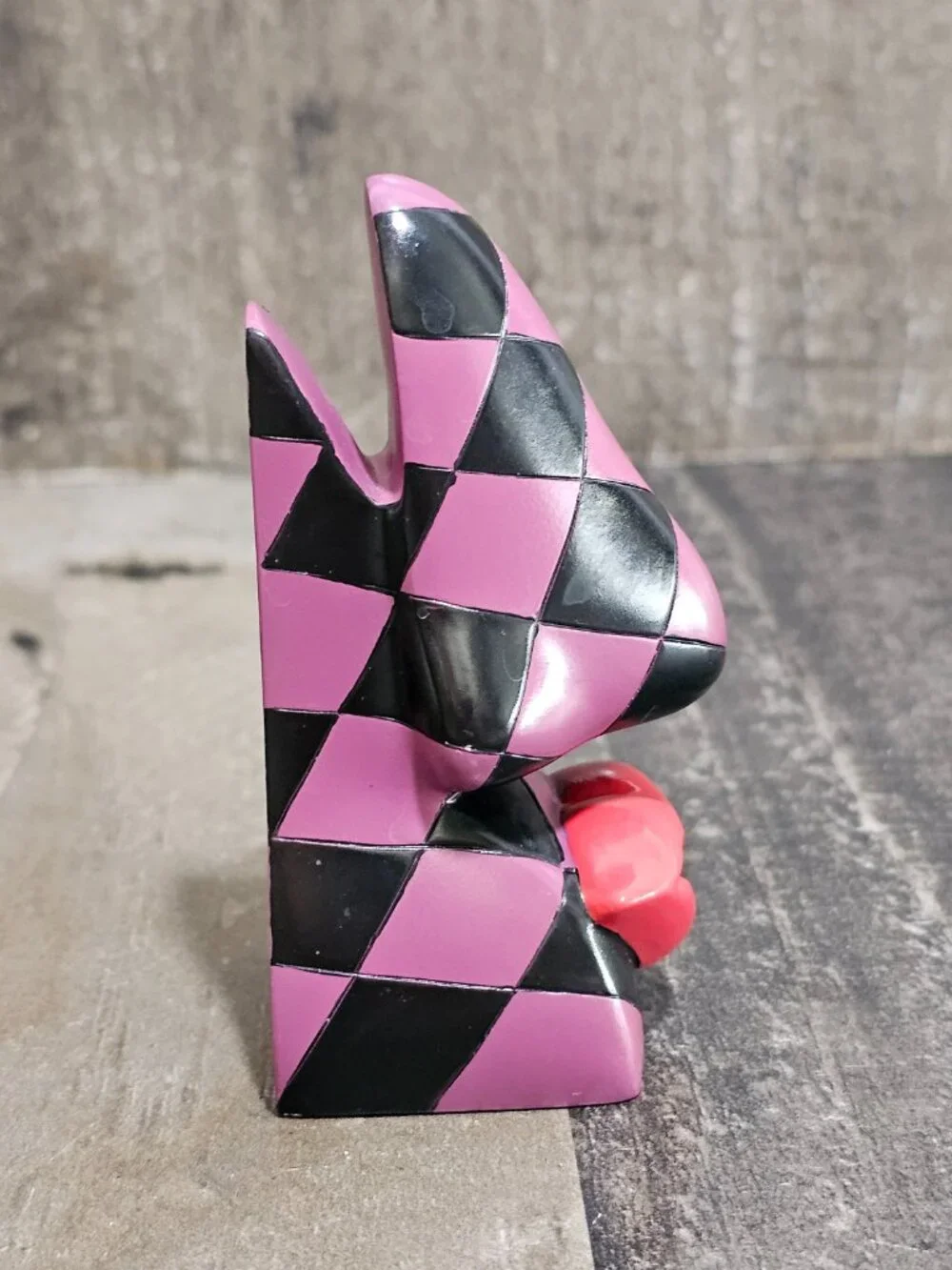 Picasso's Nose Red Lips Eyeglass Holder Pop Art Picasonse Resin 4